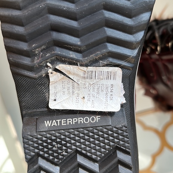 SOREL Joan of Arctic Boots Leather 8.5 Winter Excellent condition - Picture 10 of 16